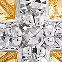 Diamond Accent Religious Cross Ring in 10K Yellow Gold