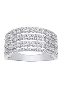 1 ct. t.w. Lab Grown Diamond Ring in Sterling Silver