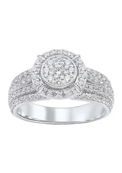 1 ct. t.w. Lab Grown Diamond Ring in Sterling Silver