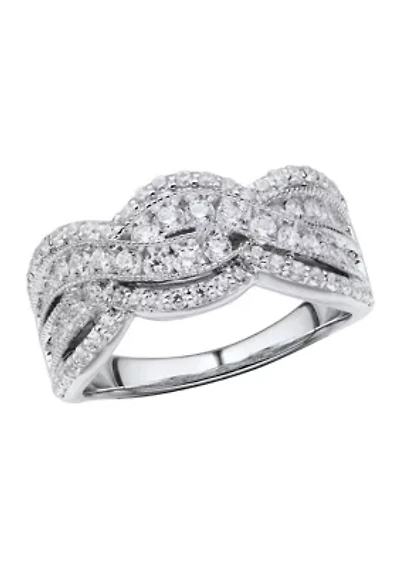 1 ct. t.w. Lab Grown Diamond Ring in Sterling Silver