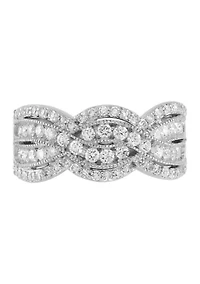 1 ct. t.w. Lab Grown Diamond Ring in Sterling Silver