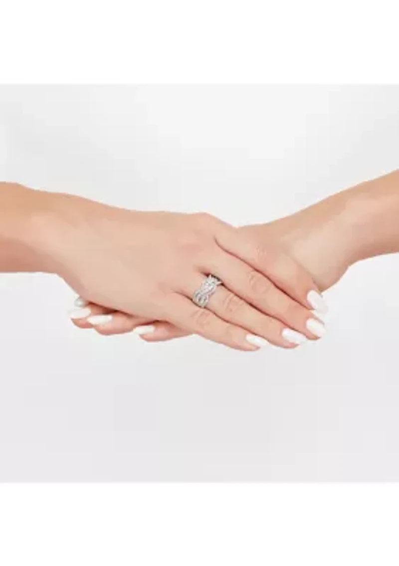 1 ct. t.w. Lab Grown Diamond Ring in Sterling Silver