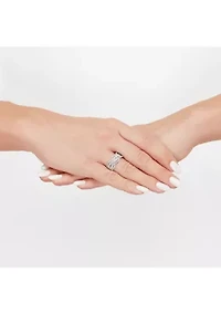 1 ct. t.w. Lab Grown Diamond Ring in Sterling Silver