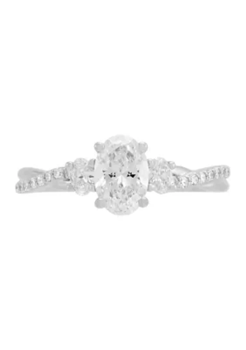 1 ct. t.w. Lab Grown Diamond Ring in 10K White Gold