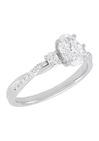  1 ct. t.w. Lab Grown Diamond Ring in 10K White Gold