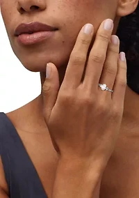  1 ct. t.w. Lab Grown Diamond Ring in 10K White Gold