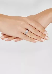 1/2 ct. t.w. Lab Grown Diamond Ring in Sterling Silver