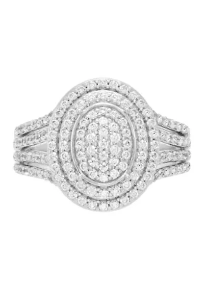 1 ct. t.w. Lab Grown Diamond Ring in Sterling Silver
