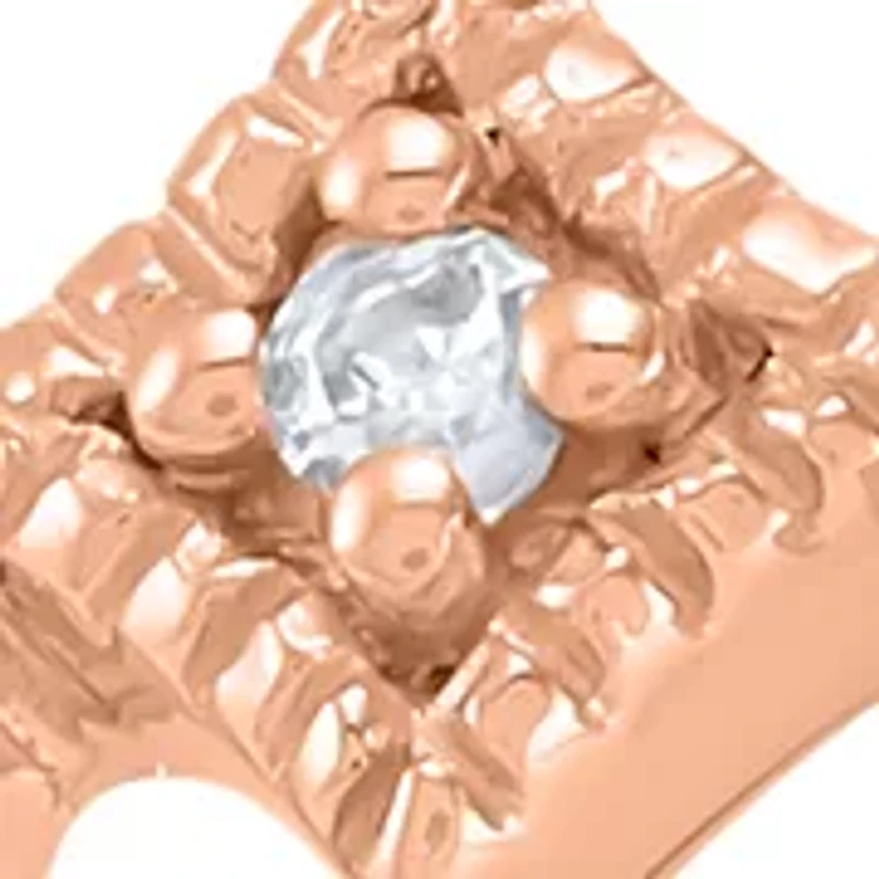 Diamond Accent Ring in 10K Rose Gold