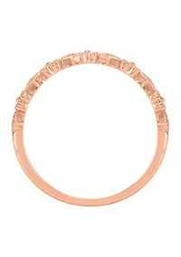 Diamond Accent Ring in 10K Rose Gold