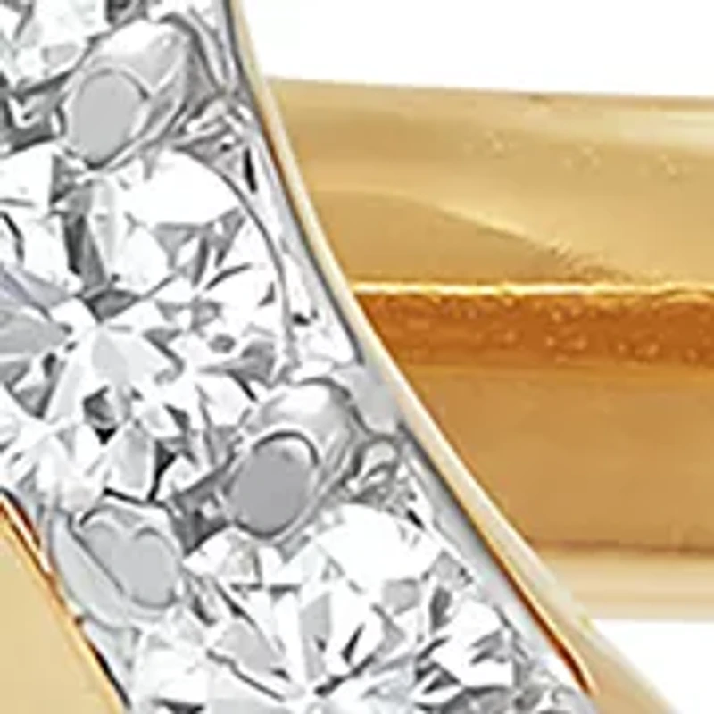 1/4 ct. t.w. Lab-Grown Diamond Heart Ring in 10K Yellow Gold