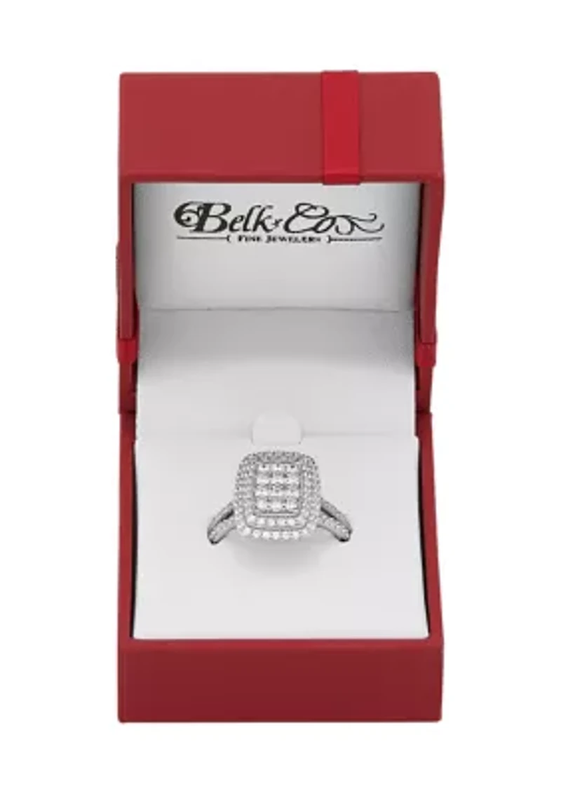  1 ct. t.w. Lab Grown Diamond Ring in Sterling Silver