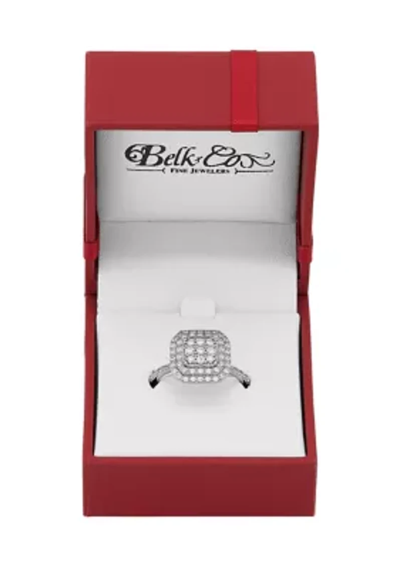  1/2 ct. t.w. Lab Grown Diamond Ring in Sterling Silver