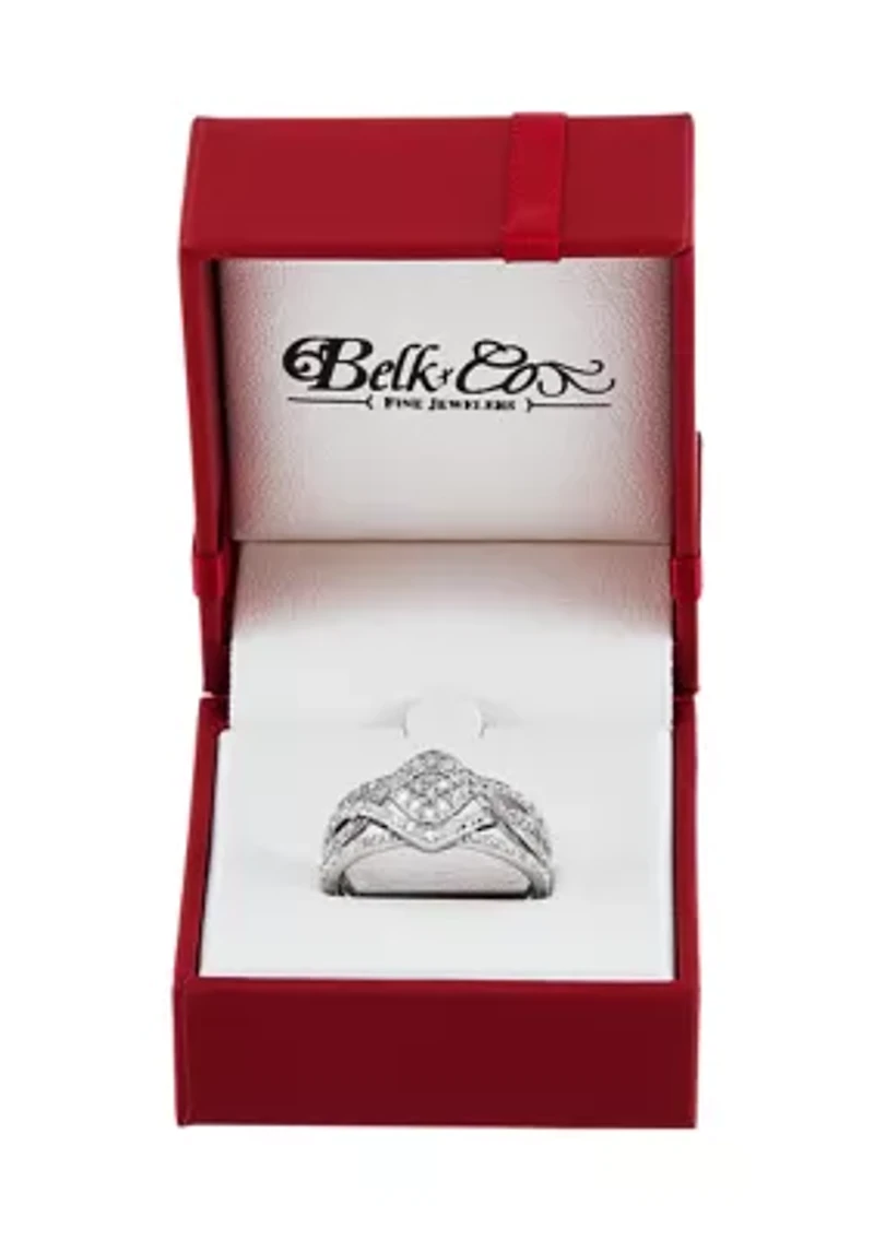 1/2 ct. t.w. Lab Grown Ring in Sterling Silver