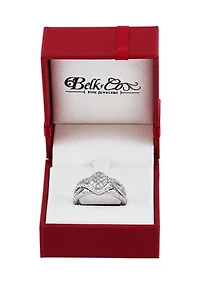 1/2 ct. t.w. Lab Grown Ring in Sterling Silver