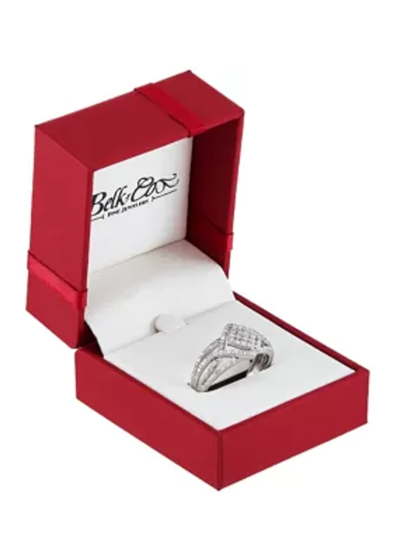 1/2 ct. t.w. Lab Grown Ring in Sterling Silver