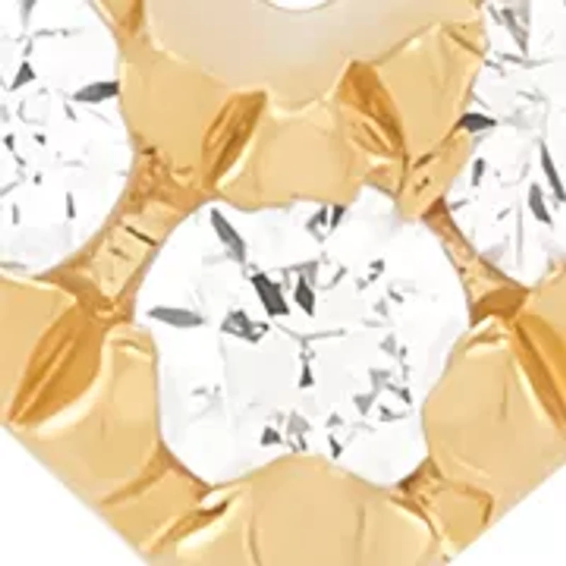 1/4 ct. t.w. Lab Grown Diamond Chevrons Ring in 10K Yellow Gold