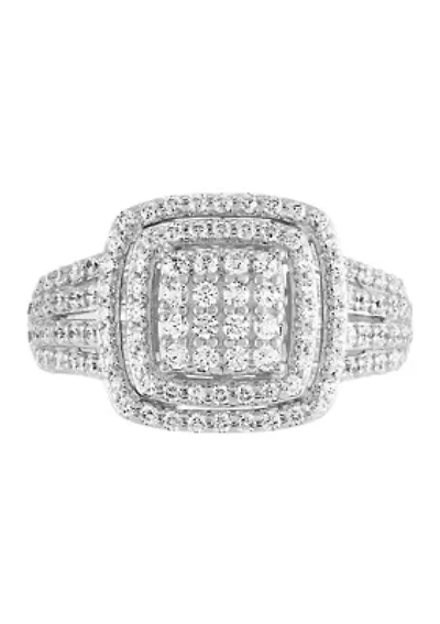 1 ct. t.w. Lab Grown Diamond Ring in Sterling Silver