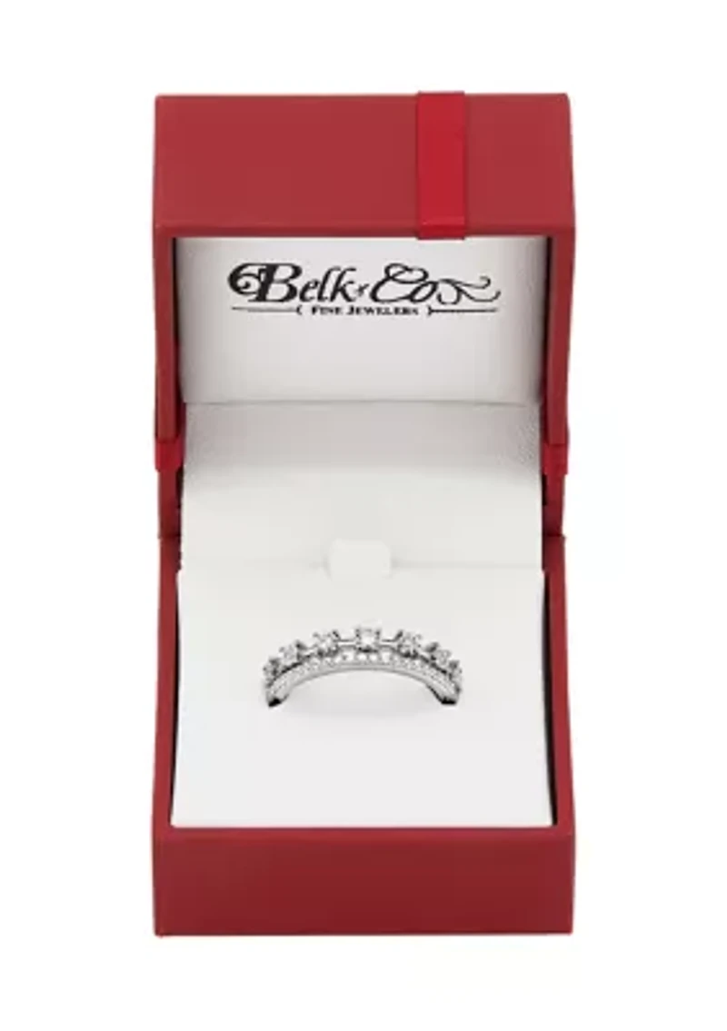  1/4 ct. t.w. Lab Grown Diamond Ring in Sterling Silver