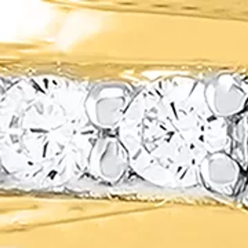 1/2 ct. t.w. Lab Grown Diamond Ring in Gold Over Sterling Silver