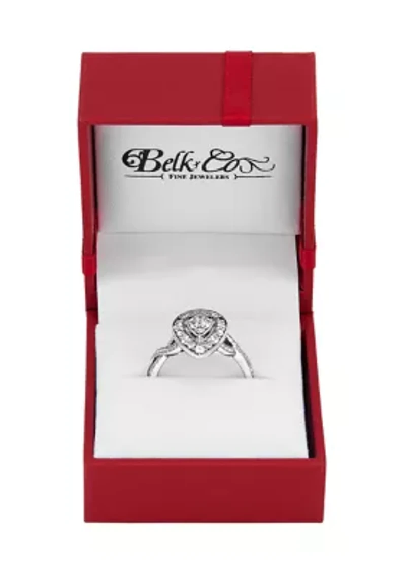 1/4 ct. t.w. Lab Grown Diamond Ring in Sterling Silver