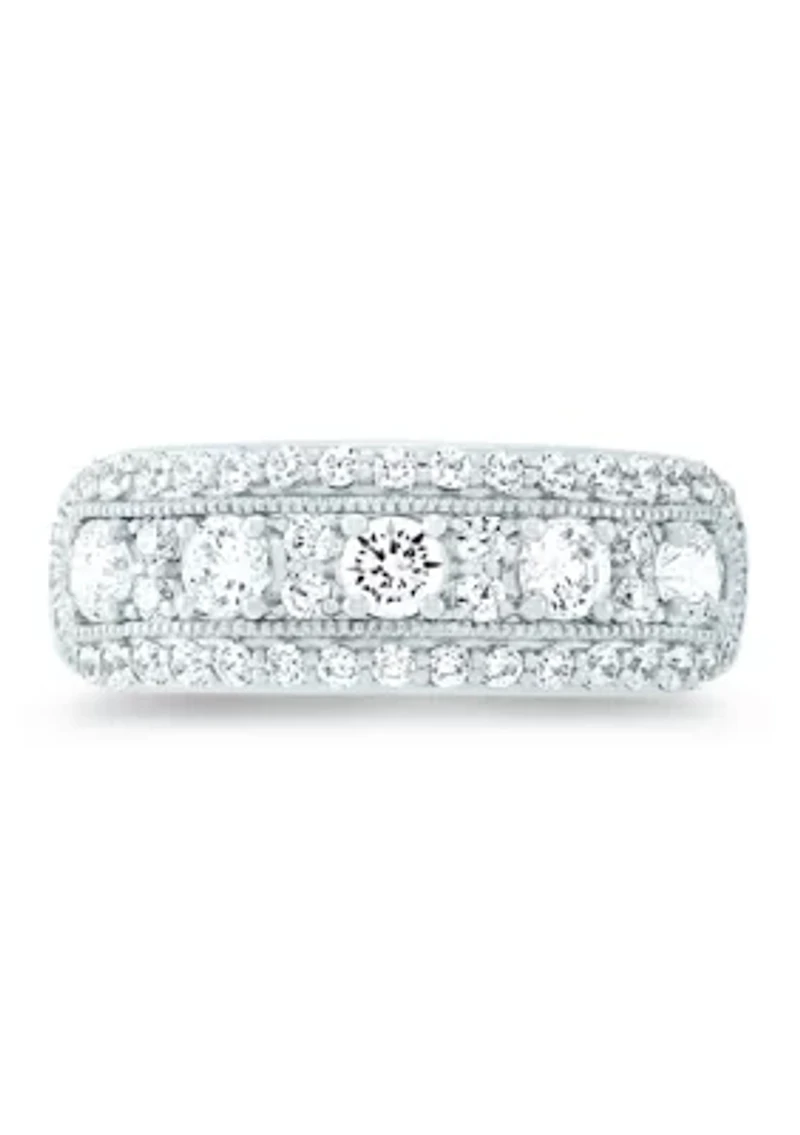 1 ct. t.w. Lab Grown Diamond Ring in Sterling Silver