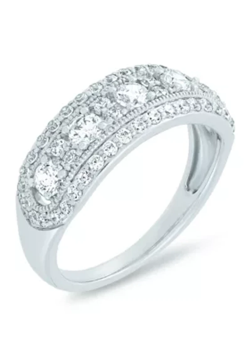 1 ct. t.w. Lab Grown Diamond Ring in Sterling Silver