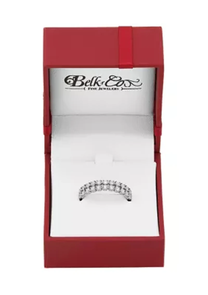 1/2 ct. t.w. Lab Grown Diamond Ring in Sterling Silver