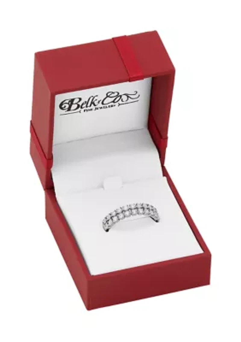 1/2 ct. t.w. Lab Grown Diamond Ring in Sterling Silver