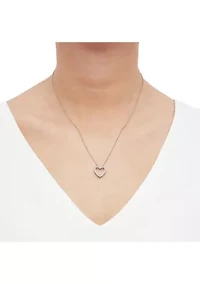 Grown With Love 1/3 ct. t.w. Lab Created Diamond Pendant with 18 Inch Rope Chain in 10K White Gold