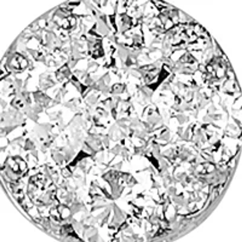 1 ct. t.w. Diamond Pendant in 10K White Gold