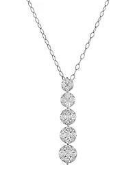 1 ct. t.w. Diamond Pendant in 10K White Gold