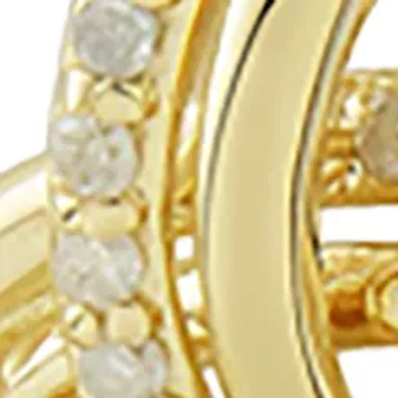 1/10 ct. t.w. Diamond Pendant Necklace in 10K Yellow Gold 