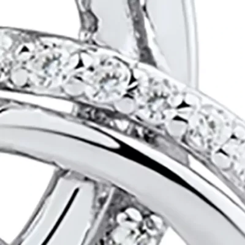 1/10 ct. t.w. Diamond Pendant Necklace in Sterling Silver
