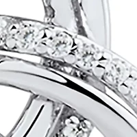 1/10 ct. t.w. Diamond Pendant Necklace in Sterling Silver