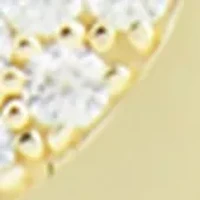 1/10 ct. t.w. Diamond Heart Necklace in 10K Yellow Gold with 17" Cable Chain
