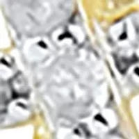 1/4 ct. t.w. Diamond Pendant with 18 Inch Rope Chain in 10K Yellow Gold