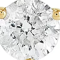 1/4 ct. t.w. Diamond Solitaire Necklace in 14K Yellow Gold with 18" Rope Chain
