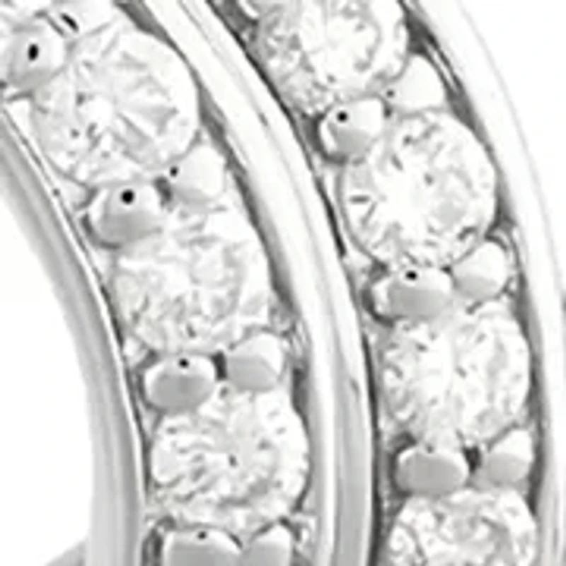 Lab Grown 1 ct. t.w. Diamond Heart Pendant Necklace with 18" Rope Chain in Sterling Silver