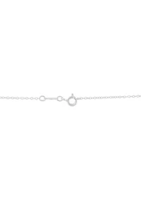 1/10 ct. t.w. Lab Created Diamond Pendant Necklace with 18" Cable Chain in Sterling Silver