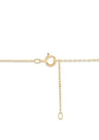 Diamond Pendant with 17" Cable Chain
