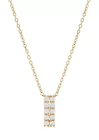 1/2 ct. t.w. Lab Grown Diamond Pendant with 18" Box Chain in 10K Yellow Gold