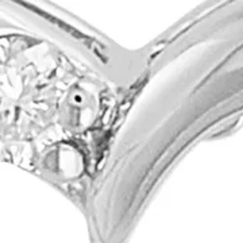 1/4 ct. t.w. Lab Grown Diamond Heart Pendant with 18" Rope Chain in Sterling Silver