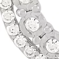 1/3 ct. t.w. Lab Grown Diamond Pendant Necklace with 18'' Cable Chain in Sterling Silver