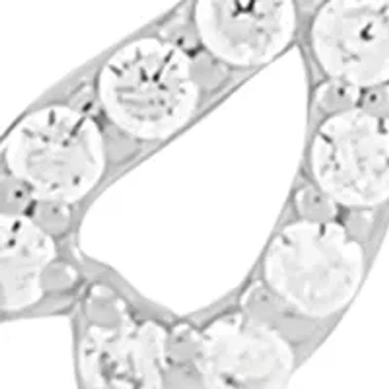 1/20 ct. t.w. Lab Grown Diamond Dog Pendant with 18" Cable Chain in Sterling Silver