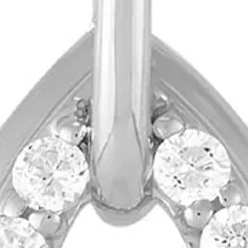 1/4 ct. t.w. Lab Grown Diamond Pendant Necklace with 18" Cable Chain in Sterling Silver