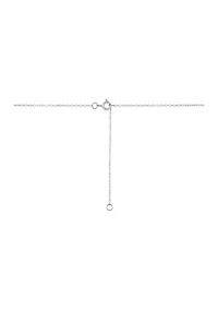 1/4 ct. t.w. Lab Grown Diamond Pendant Necklace with 18" Cable Chain in Sterling Silver