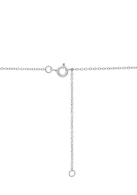 1/10 ct. t.w. Lab Grown Diamond Angel Pendant with 18" Cable Chain in Sterling Silver