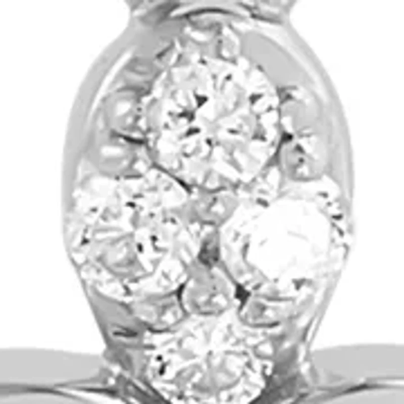  1/5 ct. t.w. Lab Grown Diamond Pendant with 18" Cable Chain in Sterling Silver