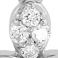  1/5 ct. t.w. Lab Grown Diamond Pendant with 18" Cable Chain in Sterling Silver